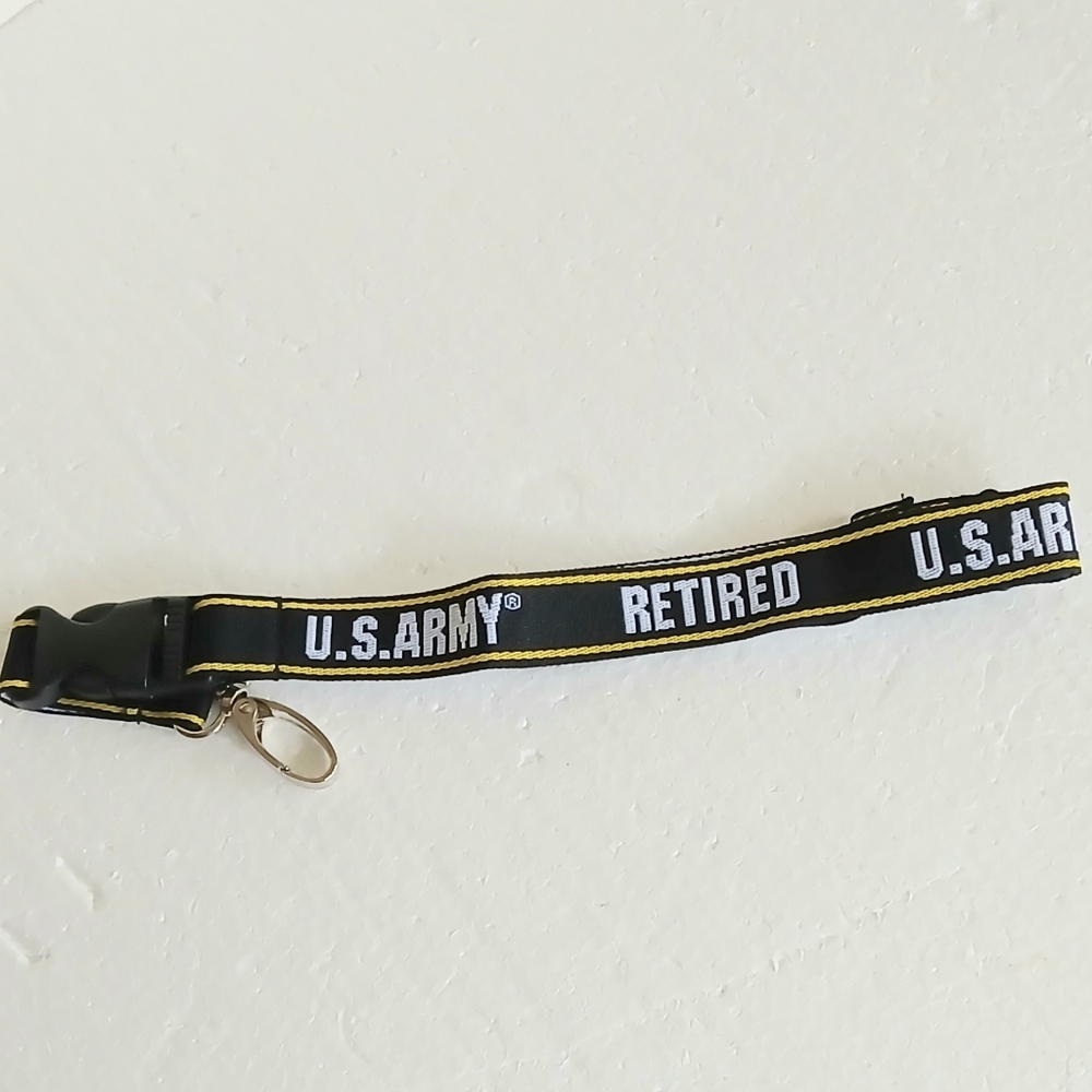 U.S. Army Retired Lanyard